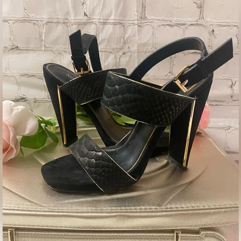Nine West Black Women's Sandals